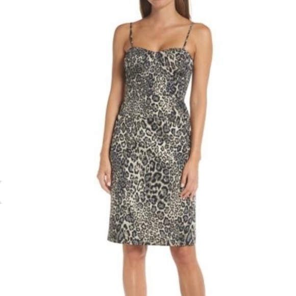 J. Crew Dresses & Skirts - J Crew Collection leopard dress- removeable straps